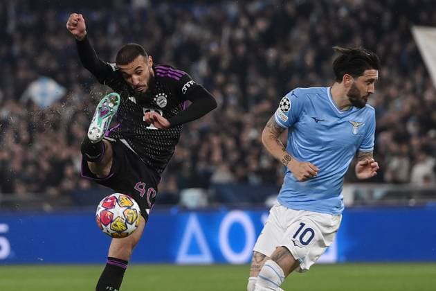 Db Roma 14 02 2024 - Champions League Lazio-Bayern Monaco foto Daniele Buffa Image nella foto: Luis Alberto-Noussair Mazraoui 