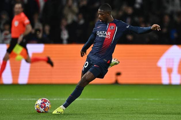 PARIS, FRANCE - FEBRUARY 14: Ousmane Dembele of Paris Saint-Germain during the UEFA Champions League 2023 24 round of 16 first leg match between Paris Saint-Germain and Real Sociedad at Parc des Princes on February 14, 2024 in Paris, Paris Saint-Germain v Real Sociedad: Round of 16 First Leg - UEFA Champions League 2023 24 Copyright: xSebastianxFrejx