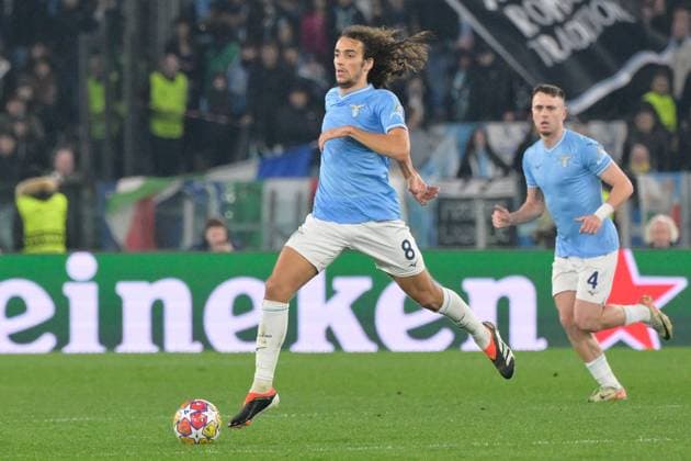 UEFA Champions League football match - SS Lazio vs Bayern Munich Matteo Guendouzi (SS Lazio); during the UEFA Champions League 2023-2024 football match between SS Lazio and Bayern Monaco at the Olympic Stadium in Rome on February 14, 2023. Rome Italy  Copyright: xIPAxSport ABACAx