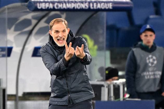 Rome, Stadio Olimpico, 14 02 24, GER, Men, UEFA Champions League, Season 2023 2024, Lazio Rom FC Bayern Muenchen Bild Trainer Thomas TUCHEL Muenchen Only for editorial use UEFA regulations prohibit any use of photographs as image sequences and or quasi video Italy