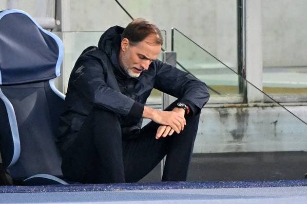 Rome, Stadio Olimpico, 14 02 24, GER, Men, UEFA Champions League, Season 2023 2024, Lazio Rom FC Bayern Muenchen Bild Trainer Thomas TUCHEL Muenchen Only for editorial use UEFA regulations prohibit any use of photographs as image sequences and or quasi video Italy