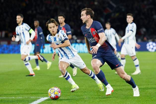 Paris Saint-Germain v Real Sociedad: Round of 16 First Leg - UEFA Champions League 2023 24 Sebastien Muylaert MAXPPP - Paris 14 02 2024 Fabian Ruiz of PSG during the UEFA Champions League 2023 24 round of 16 first leg match between Paris Saint-Germain and Real Sociedad at Parc des Princes in Paris, France. 14.02.2024 Paris France  Copyright: xMAXPPPxSébastienxMuylaertx LTG202402155197 LTG202402155197