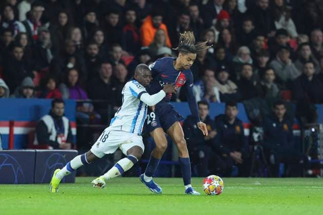 Paris Saint-Germain v Real Sociedad: Round of 16 First Leg - UEFA Champions League 2023 24 Sebastien Muylaert MAXPPP - Paris 14 02 2024 Hamari Traore of Real Sociedad during the UEFA Champions League 2023 24 round of 16 first leg match between Paris Saint-Germain and Real Sociedad at Parc des Princes in Paris, France. 14.02.2024 Paris France  Copyright: xMAXPPPxSébastienxMuylaertx LTG202402155213 LTG202402155213