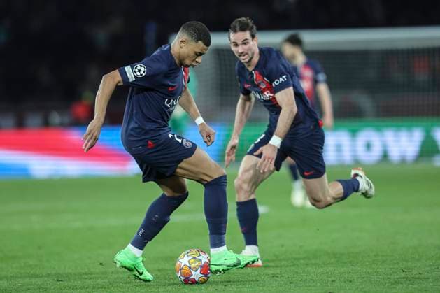 Paris Saint-Germain v Real Sociedad: Round of 16 First Leg - UEFA Champions League 2023 24 Sebastien Muylaert MAXPPP - Paris 14 02 2024 Kylian Mbappe of PSG during the UEFA Champions League 2023 24 round of 16 first leg match between Paris Saint-Germain and Real Sociedad at Parc des Princes in Paris, France. 14.02.2024 Paris France  Copyright: xMAXPPPxSébastienxMuylaertx LTG202402155240 LTG202402155240