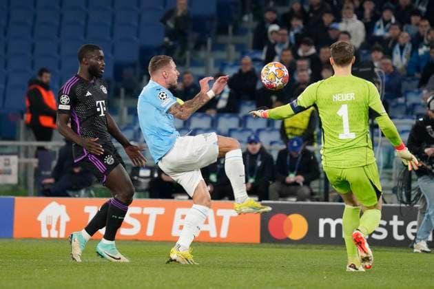 February 14, 2024, Roma, Rome, ITALY: Round of 16 of the Champions League between S.S. Lazio VS F.C. Bayern Munich on 14 february 2024 at the Olympic Stadium, Rome, italy Roma ITALY - ZUMAd166 20240214_zsp_d166_050 Copyright: xStefanoxD Offizix