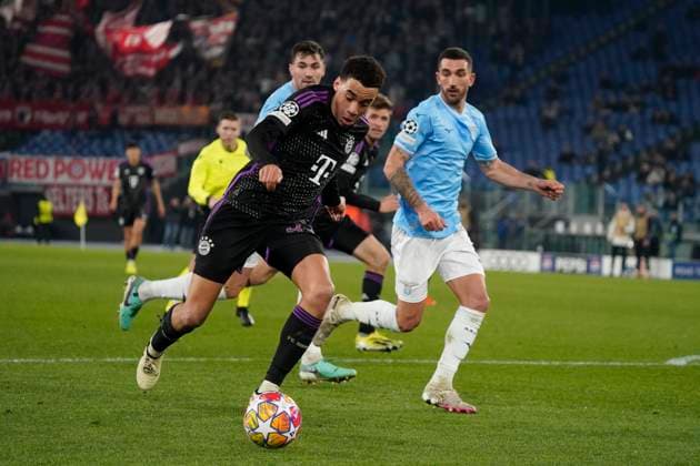 February 14, 2024, Roma, Rome, ITALY: Round of 16 of the Champions League between S.S. Lazio VS F.C. Bayern Munich on 14 february 2024 at the Olympic Stadium, Rome, italy Roma ITALY - ZUMAd166 20240214_zsp_d166_075 Copyright: xStefanoxD Offizix