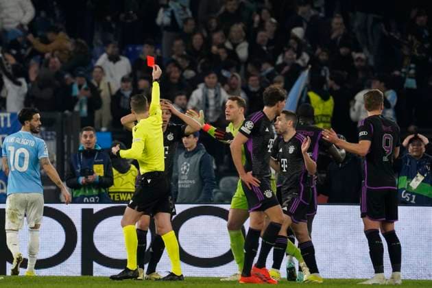 February 14, 2024, Roma, Rome, ITALY: Round of 16 of the Champions League between S.S. Lazio VS F.C. Bayern Munich on 14 february 2024 at the Olympic Stadium, Rome, italy Roma ITALY - ZUMAd166 20240214_zsp_d166_081 Copyright: xStefanoxD Offizix