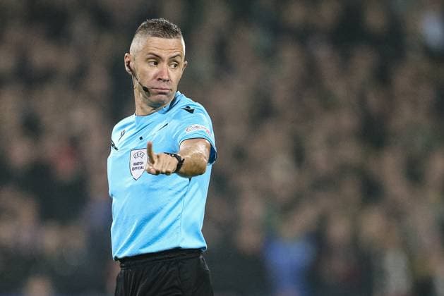 ROTTERDAM, 15-2-2024, Stadium de Kuip, 2023 2024, UEFA Europa League, intermediate round, Feyenoord - AS Roma, Referee Radu Petrescu. Feyenoord - Roma  x24269363x Copyright: