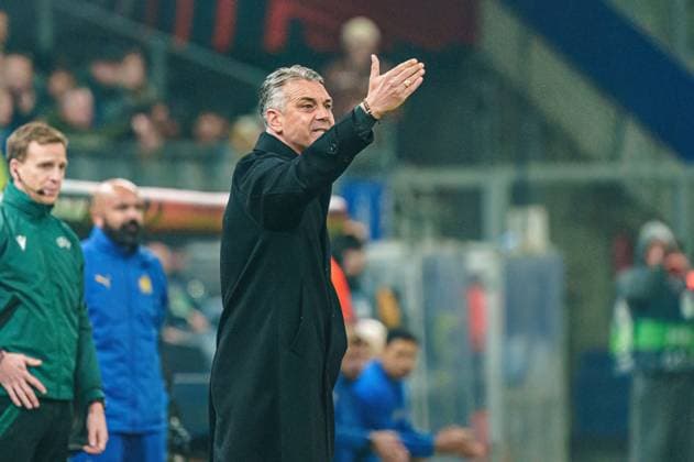 Marino Pusic Shakhtar Donetsk, Coach GER, Shakhtar Donetsk vs Olympique de Marseille, Football, Europa League, Play offs, Season 2023 2024, 15 02 2024 GER, Shakhtar Donetsk vs Olympique de Marseille, Football, Europa League, Play offs, Season 2023 2024, 15 02 2024 Hamburg Copyright: xEibner-Pressefoto MarcelxvonxFehrnx EP_MFN