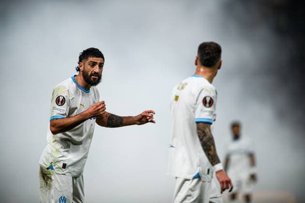 HAMBURG, GERMANY - 15 FEBRUARY, 2024: The match of UEFA Europa League play-off round FC Shakhtar Donetsk v Olympique de Marseille at Volksparkstadion  Copyright: xVITALIIxKLIUIEVx