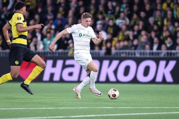 BERN, SWITZERLAND FEBRUARY 15 Viktor Gyokeres of Sporting CP during the UEFA Europa League 2023 24 round of 16 first leg match between BSC Young Boys and Sporting CP at Stadion Wankdorf on February 15, 2024 in Bern, Switzerland Copyright: xJustPictures.ch LuigixRizzox jp-en-EuSpIm-AN0I8792-20240111