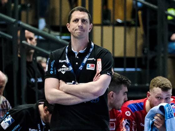 Jens Buerkle HBW Balingen Weilstetten, Coach gestures, facial expressions, emotions, GER, HSG Wetzlar vs HBW Balingen Weilstetten, Handball, Bundesliga, 22 Matchday, Season 2023 2024, 15 02 2024 GER, HSG Wetzlar vs HBW Balingen Weilstetten, Handball, Bundesliga, 22 Matchday, Season 2023 2024, 15 02 2024 Wetzlar Copyright: xEibner-Pressefoto FlorianxWieganx EP_FWD