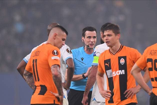 HAMBURG, GERMANY - 15 FEBRUARY, 2024: The match of UEFA Europa League play-off round FC Shakhtar Donetsk v Olympique de Marseille at Volksparkstadion  Copyright: xVITALIIxKLIUIEVx