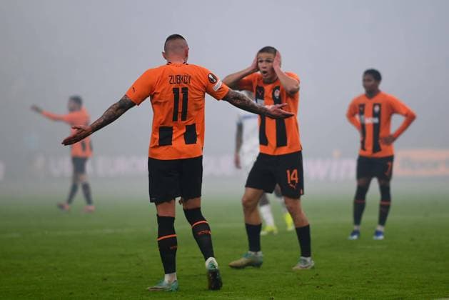 HAMBURG, GERMANY - 15 FEBRUARY, 2024: The match of UEFA Europa League play-off round FC Shakhtar Donetsk v Olympique de Marseille at Volksparkstadion  Copyright: xVitaliixKliuievx