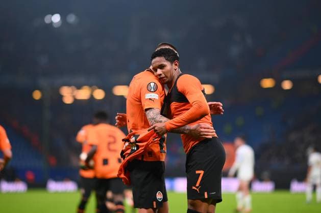 HAMBURG, GERMANY - 15 FEBRUARY,2024: Eguinaldo, The match of UEFA Europa League play-off round FC Shakhtar Donetsk v Olympique de Marseille at Volksparkstadion  Copyright: xVitaliixKliuievx