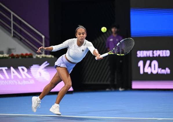 Qatar TotalEnergies Open 2024 Leylah Fernandez CAN