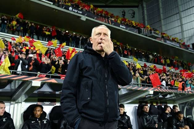 Christian Streich ( coach Fribourg ) during the UEFA Europa League match between Racing Club Lens and SC Freiburg at Stade Felix Bollaert on February 15, 2024 in Lens, France. ( Photo by federico pestellini panoramic ) - FOOTBALL : Lens vs Fribourg - Europa League - 15 02 2024 FedericoPestellini Panoramic 