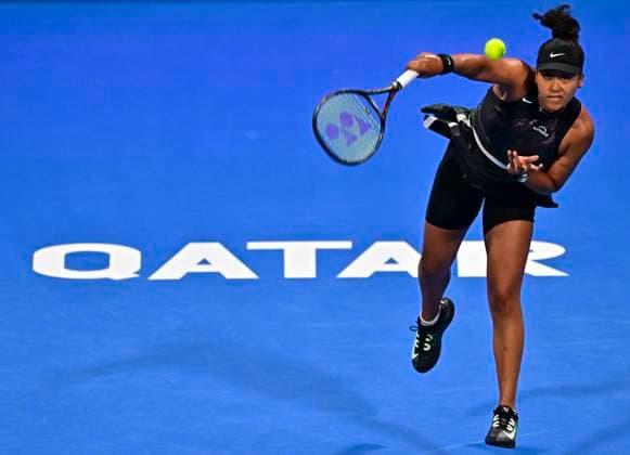 Qatar TotalEnergies Open - Day 5 Naomi Osaka from Japan is playing in her quarterfinal match against Karolina Pliskova from the Czech Republic at the WTA, Tennis Damen 1000-Qatar TotalEnergies Open tennis tournament at the Khalifa International Tennis Complex in Doha, Qatar, on February 15, 2024. DOHA Qatar  Copyright: xNoushadxThekkayilx originalFilename:varittyakkal-qatartot240216_np57I.jpg
