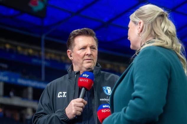 Soccer, Men, Season 2023 2024, 2 Bundesliga 22 Matchday , Hertha BSC 1 FC Magdeburg, v l Coach Christian Titz 1 FC Magdeburg in an interview, 16 02 2024, Copyright: xSebastianxRäppold MatthiasxKochx