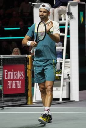 ABN Amro Open - Rotterdam Grigor Dimitrov of Bulgaria during the ABN Amro Open 2024, ATP, Tennis Herren 500 tennis tournament on February 16, 2024 in Rotterdam, Netherlands. Photo by Laurent Lairys ABACAPRESS.COM Rotterdam Netherlands  Copyright: xLairysxLaurent ABACAx