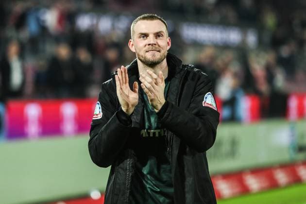 Sport, Soccer, Bundesliga Season 2023 24 22 Matchday 1 FC Köln SV Werder Bremen 16 02 2024, RheinEnergieSTADION Marvin Duksch SV Werder Bremen, 7 Köln RheinEnergieSTADION Nordrhein Westfahlen Germany