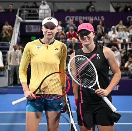 Qatar TotalEnergies Open 2024 Womens Final, Elena Rybakina l, KAZ vs Iga Swiatek POL