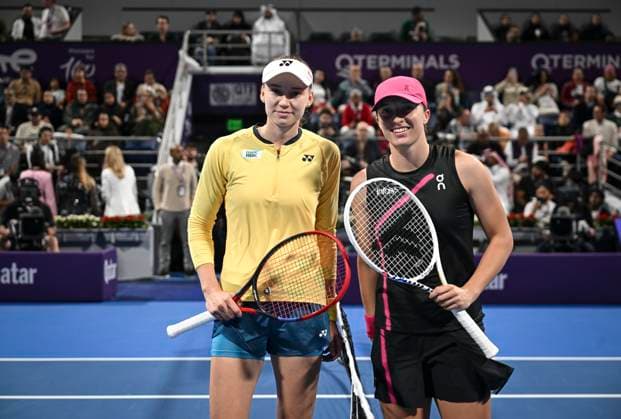Qatar TotalEnergies Open 2024 Womens Final, Elena Rybakina l, KAZ vs Iga Swiatek POL