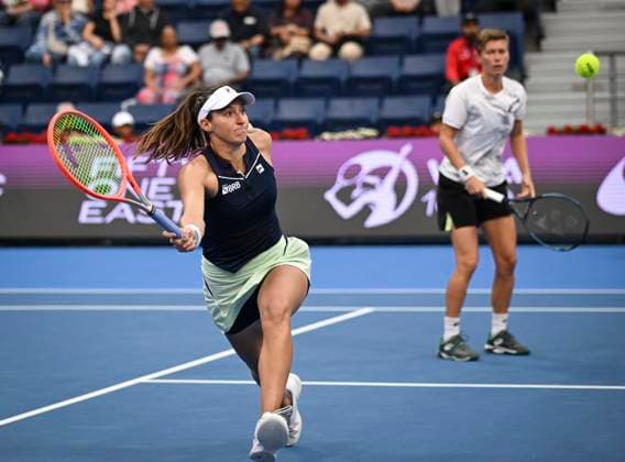 Qatar TotalEnergies Open 2024 Womens Double Final, Luisa Stefani BRA and Demi Schuurs NED vs Caroline Dolehide USA and Desire Krawczyk USA winners Luisa Stefani l, BRA and Demi Schuurs NED