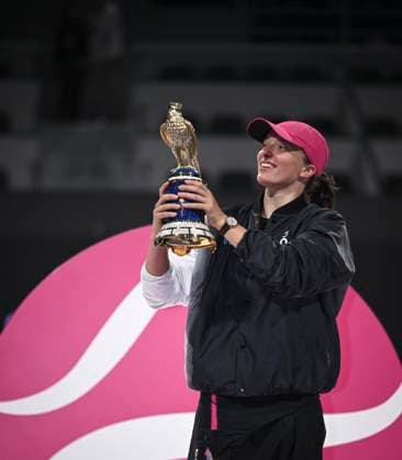 Qatar TotalEnergies Open 2024 Womans Single Winner Iga Swiatek POL