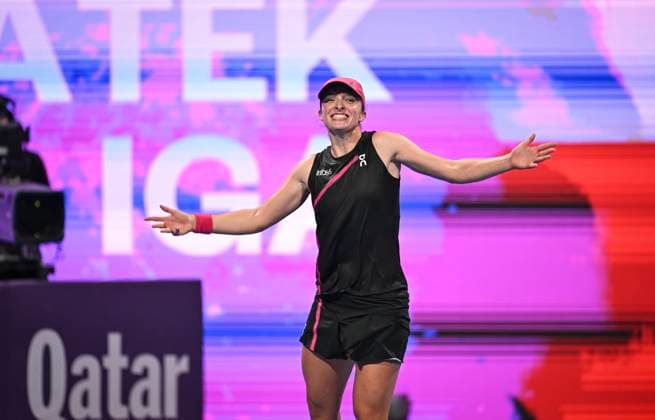 Qatar TotalEnergies Open 2024 Womans Single Winner Iga Swiatek POL