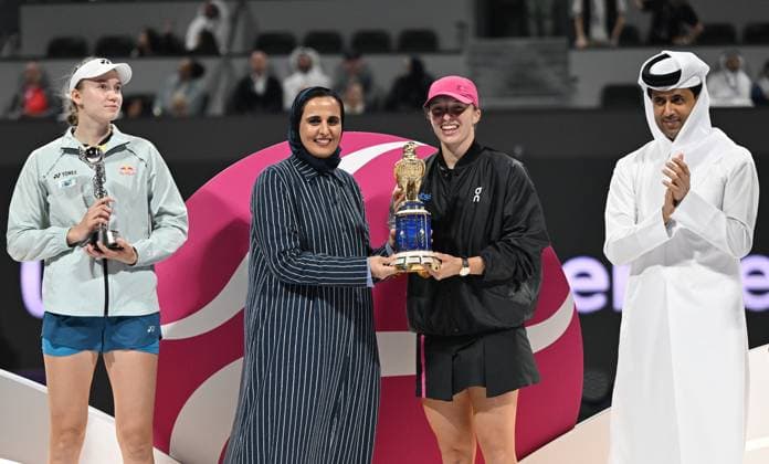 Qatar TotalEnergies Open 2024 Womans Single Winner Iga Swiatek POL