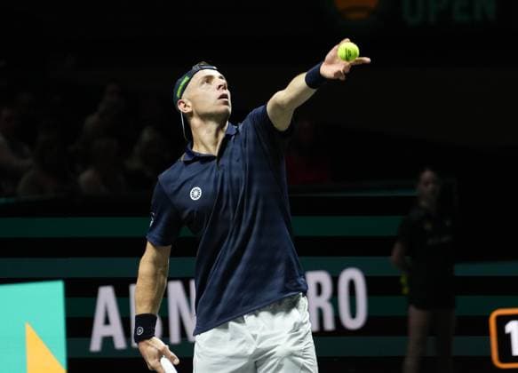 Tallon Griekspoor of Nederland 1 2 Finale during the ABN Amro Open 2024, ATP, Tennis Herren 500 tennis tournament on February 17, 2024 in Rotterdam, Netherlands - TENNIS : ABN Amro Open 2024 - Rotterdam - 17 02 2024 LaurentLairys Panoramic 