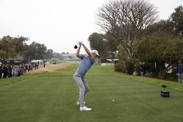 February 17, 2024 Will Zalantoris hits a shot during the third round of the Genesis Invitational at Riviera Country Club in Pacific Palisades, CA. CSM Pacific Palisades United States of America - ZUMAc04_ 20240217_zma_c04_261 Copyright: xCharlesxBausx