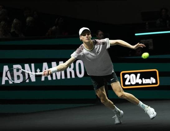 ABN AMRO Open - Rotterdam Jannik Sinner of Italy 1 2 Finale during the ABN Amro Open 2024, ATP, Tennis Herren 500 tennis tournament on February 17, 2024 in Rotterdam, Netherlands. Photo by Laurent Lairys ABACAPRESS.COM Rotterdam Netherlands  Copyright: xLairysxLaurent ABACAx