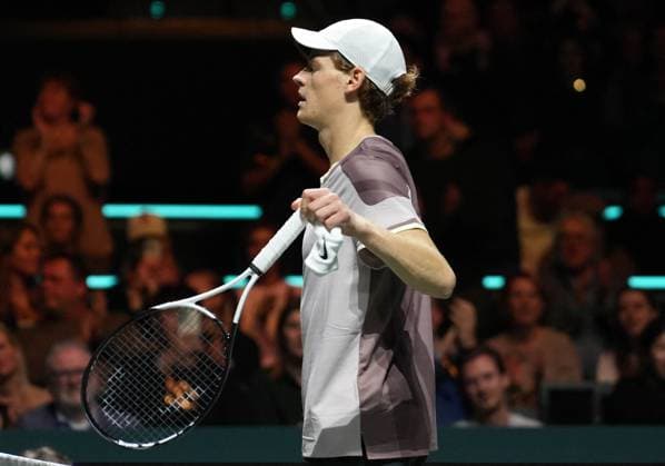 ABN AMRO Open - Rotterdam Jannik Sinner of Italy 1 2 Finale during the ABN Amro Open 2024, ATP, Tennis Herren 500 tennis tournament on February 17, 2024 in Rotterdam, Netherlands. Photo by Laurent Lairys ABACAPRESS.COM Rotterdam Netherlands  Copyright: xLairysxLaurent ABACAx