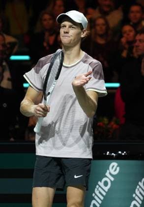 ABN AMRO Open - Rotterdam Jannik Sinner of Italy 1 2 Finale during the ABN Amro Open 2024, ATP, Tennis Herren 500 tennis tournament on February 17, 2024 in Rotterdam, Netherlands. Photo by Laurent Lairys ABACAPRESS.COM Rotterdam Netherlands  Copyright: xLairysxLaurent ABACAx