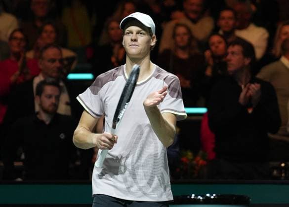 ABN AMRO Open - Rotterdam Jannik Sinner of Italy 1 2 Finale during the ABN Amro Open 2024, ATP, Tennis Herren 500 tennis tournament on February 17, 2024 in Rotterdam, Netherlands. Photo by Laurent Lairys ABACAPRESS.COM Rotterdam Netherlands  Copyright: xLairysxLaurent ABACAx