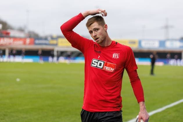 Lennart Grill VFL Osnabrueck , SV Elversberg vs VFL Osnabrueck, Football, 2 Bundesliga, Matchday 20, Season 2023 2024, 18 02 2024 SV Elversberg vs VFL Osnabrueck, Football, 2 Bundesliga, Matchday 20, Season 2023 2024, 18 02 2024 Elversberg Copyright: xEibner-Pressefoto AlexanderxNeisx EP_ANS