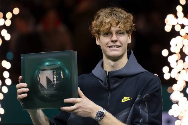 ROTTERDAM - Jannik Sinner (ITA) wins the men s singles tennis tournament ABN AMRO Open in Ahoy. ANP SANDER KONING ABN AMRO Open 2024 xVIxANPxSportx xxANPxIVx 491449391 originalFilename: 491449391.jpg