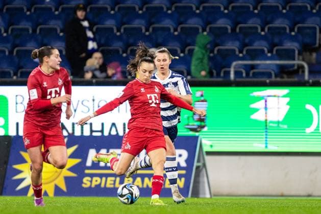 Google Pixel Frauen Bundesliga 14 Spieltag MSV Duisburg 1 FC Köln 18 02 2024 Natalia Padilla Bidas 1 FC Köln, 22 with the shot Google Pixel Frauen Bundesliga 14 Spieltag MSV Duisburg 1 FC Köln Schauinsland Reisen Arena Duisburg 18 02 2024 DFB DFL REGULATIONS PROHIBIT ANY USE OF PHOTOGRAPHS AS IMAGE SEQUENCES AND OR QUASI VIDEO Copyright: xBEAUTIFULxSPORTS Buriakovx
