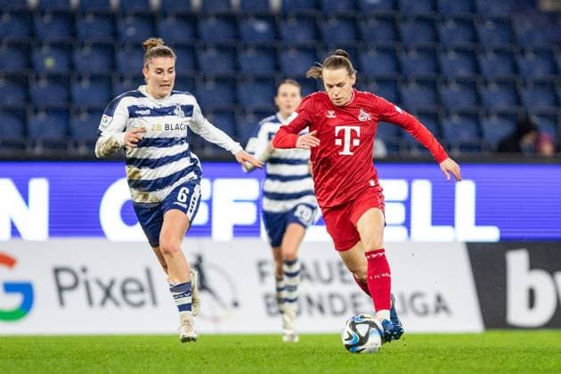 Google Pixel Women Bundesliga 14 Matchday MSV Duisburg 1 FC Köln 18 02 2024 Dora Zeller 1 FC Köln, 19 Google Pixel Women Bundesliga 14 Matchday MSV Duisburg 1 FC Köln Schauinsland Reisen Arena Duisburg 18 02 2024 DFB DFL REGULATIONS PROHIBIT ANY USE OF PHOTOGRAPHS AS IMAGE SEQUENCES AND OR QUASI VIDEO Copyright: xBEAUTIFULxSPORTS Buriakovx