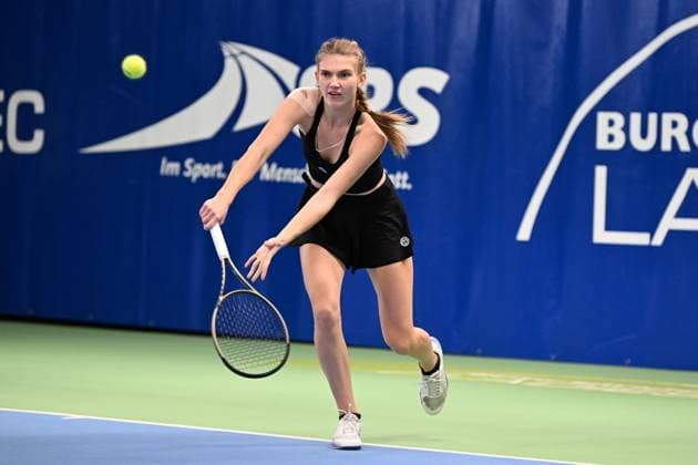 Burgwaechter Ladies Open 2024, Womens Tennis, ITF World Ranking Tournament, Final, Singles, Alison Van Uytvanck BEL vs Julia Avdeeva RUS , 18 02 2024 Winner Julia Avdeeva RUS Burgwaechter Ladies Open 2024, Womens Tennis, ITF World Ranking Tournament, 12 18 02 2024 Altenkirchen Copyright: xAugstx xEibner-Pressefotox EP_jat