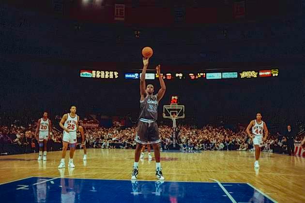 RECORD DATE NOT STATED Basketball Shaquille O Neal Shaquille O Neal, Orlando Magic, 1992 New York Madison Square Garden NY United States Copyright: xPaulxJ.xSutton DUOMO PCNx BSK1028-36