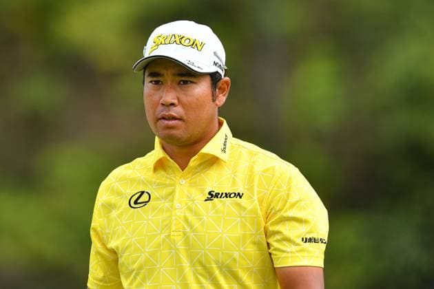 PACIFIC PALISADES, CA - FEBRUARY 18: Hideki Matsuyama looks on during the final round of the Genesis Invitational on February 18, 2024, at Riviera Country Club in Pacific Palisades, CA. (Photo by Brian Rothmuller Icon Sportswire) GOLF: FEB 18 PGA, Golf Herren The Genesis Invitational EDITORIAL USE ONLY Icon2402180114