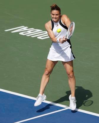 Maria Sakkari, Dubai Duty Free Tennis Championships, Dubai, U A E Tennis Dubai Tennis Championships 2024 WTA Dubai Duty Free Tennis Stadium Dubai United Arab Emirates 20 February 2024 Copyright: xJuergenxHasenkopfx