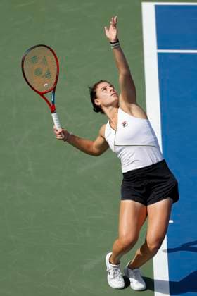 Emma Navarro USA , Dubai Duty Free Tennis Championships, Dubai, U A E Tennis Dubai Tennis Championships 2024 WTA Dubai Duty Free Tennis Stadium Dubai United Arab Emirates 20 February 2024 Copyright: xJuergenxHasenkopfx
