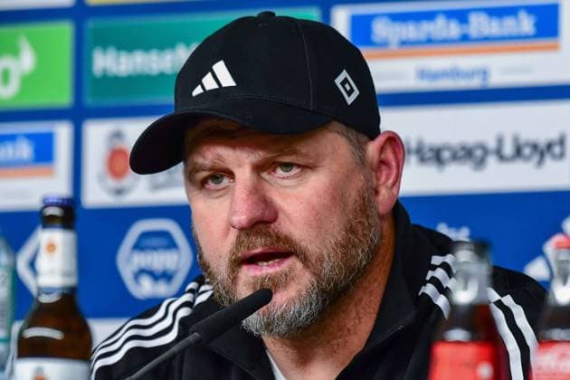 new coach Steffen Baumgart HSV Germany , Hamburg , Volksparkstadion , Football , Bundesliga , 2 Soccer Bundesliga , Hamburger SV press conference