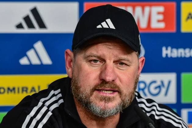 new coach Steffen Baumgart HSV Germany , Hamburg , Volksparkstadion , Football , Bundesliga , 2 Soccer Bundesliga , Hamburger SV press conference