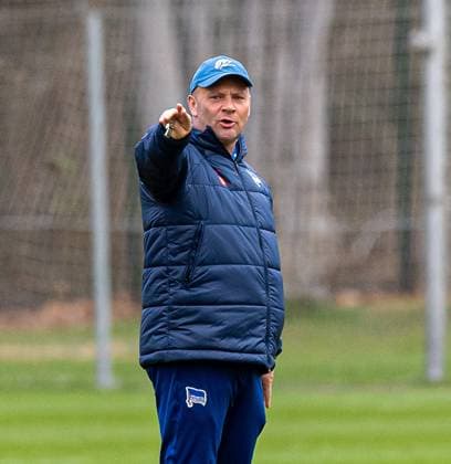 Soccer, Men, Season 2023 24, 2 Bundesliga, Hertha BSC, Training, Coach Pal Dardai Hertha BSC , 20 02 2024, Copyright: xSebastianxRäppold MatthiasxKochx