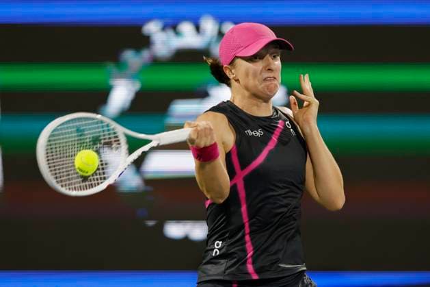 Iga Swiatek, Dubai Duty Free Tennis Championships, Dubai, U A E Tennis Dubai Tennis Championships 2024 WTA Dubai Duty Free Tennis Stadium Dubai United Arab Emirates 20 February 2024 Copyright: xJuergenxHasenkopfx